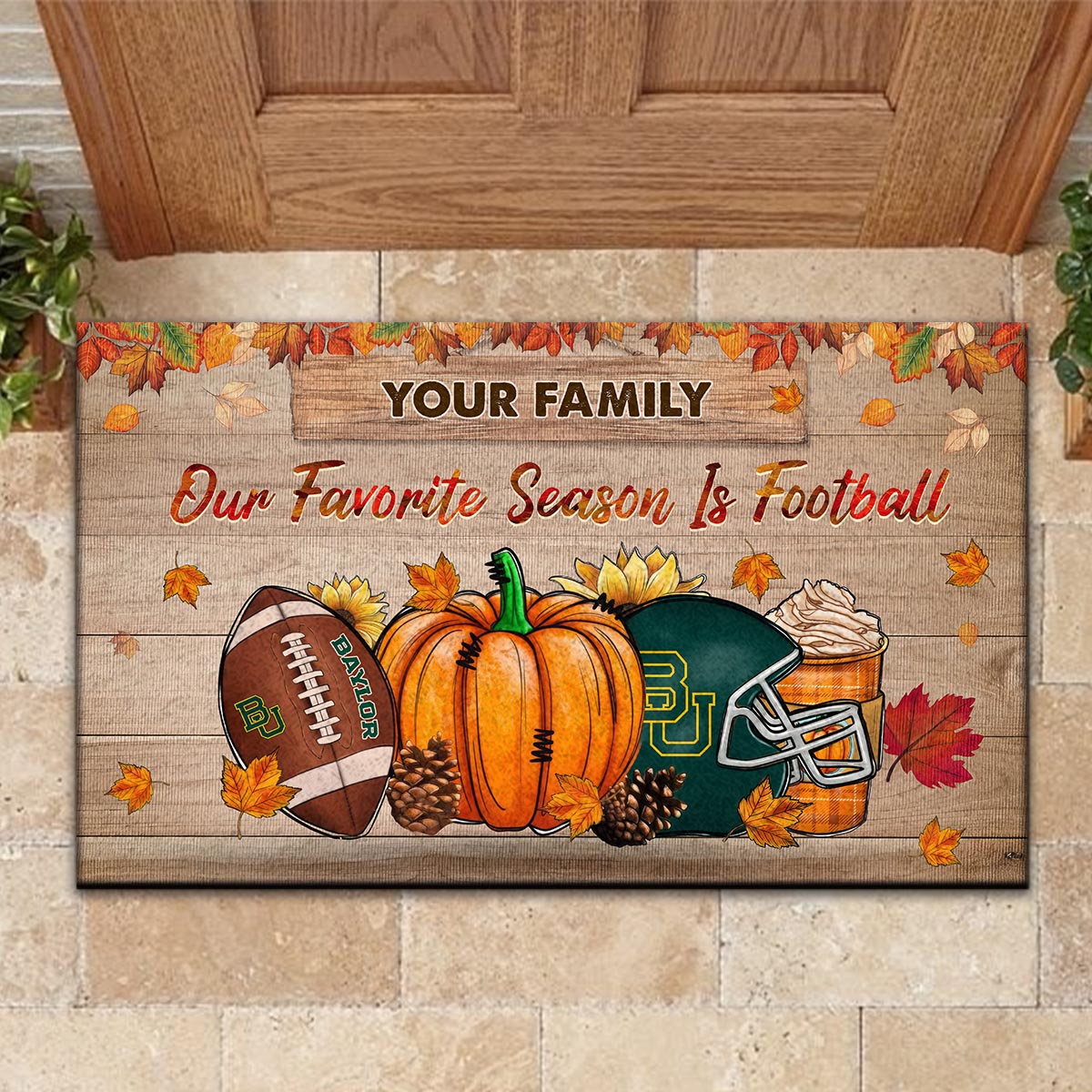 Baylor Bears Our Favorite Season is Football Doormat - Famjoys Baylor Bears Our Favorite Season is Football Doormat - Famjoys