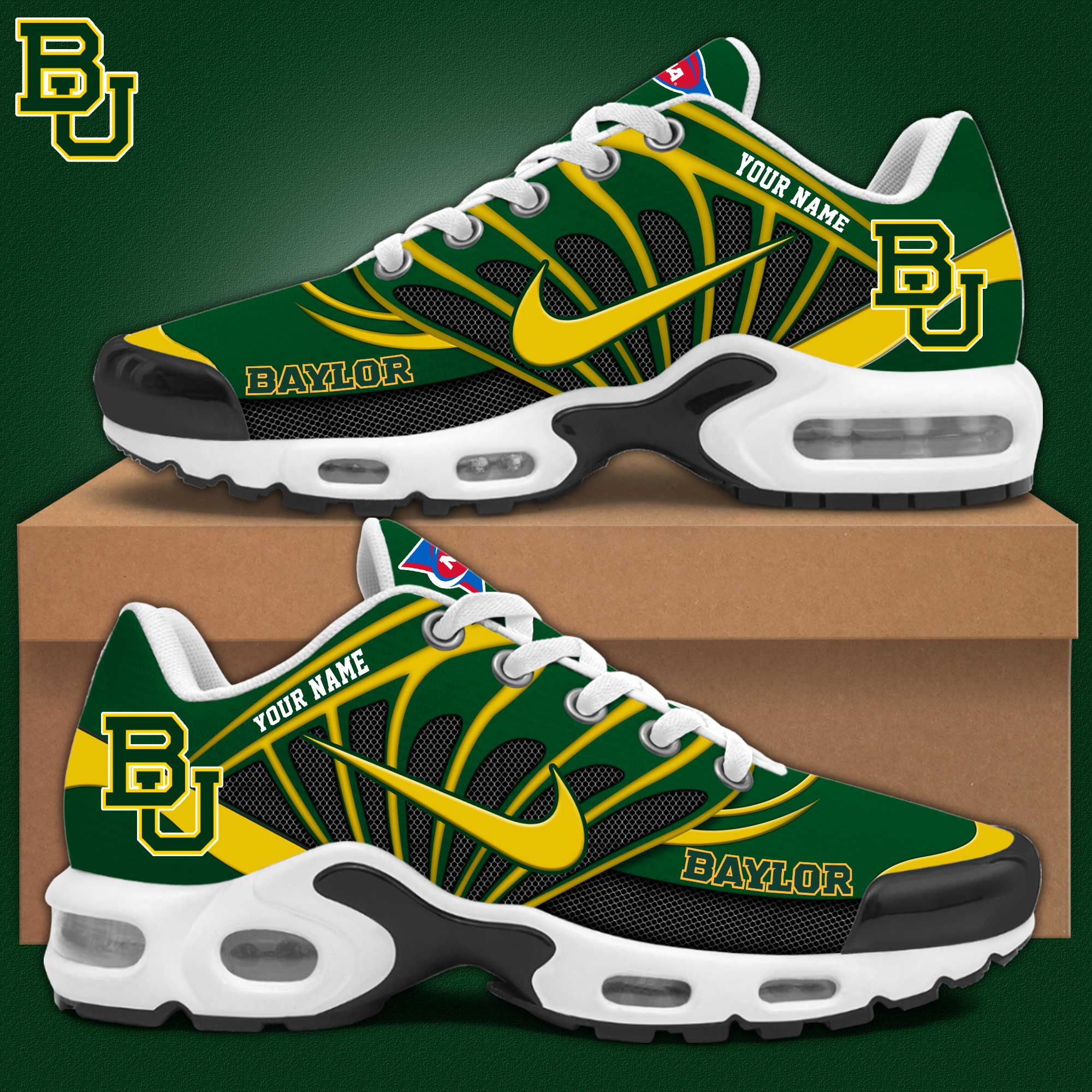 Baylor Bears Personalized Shoes S516508 - Famjoys Baylor Bears Personalized Shoes S516508 - Famjoys