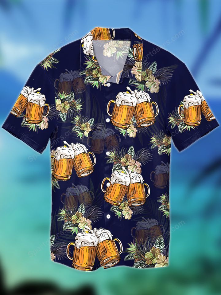 Beer Tropical Hawaiian Shirt - Famjoys Beer Tropical Hawaiian Shirt - Famjoys