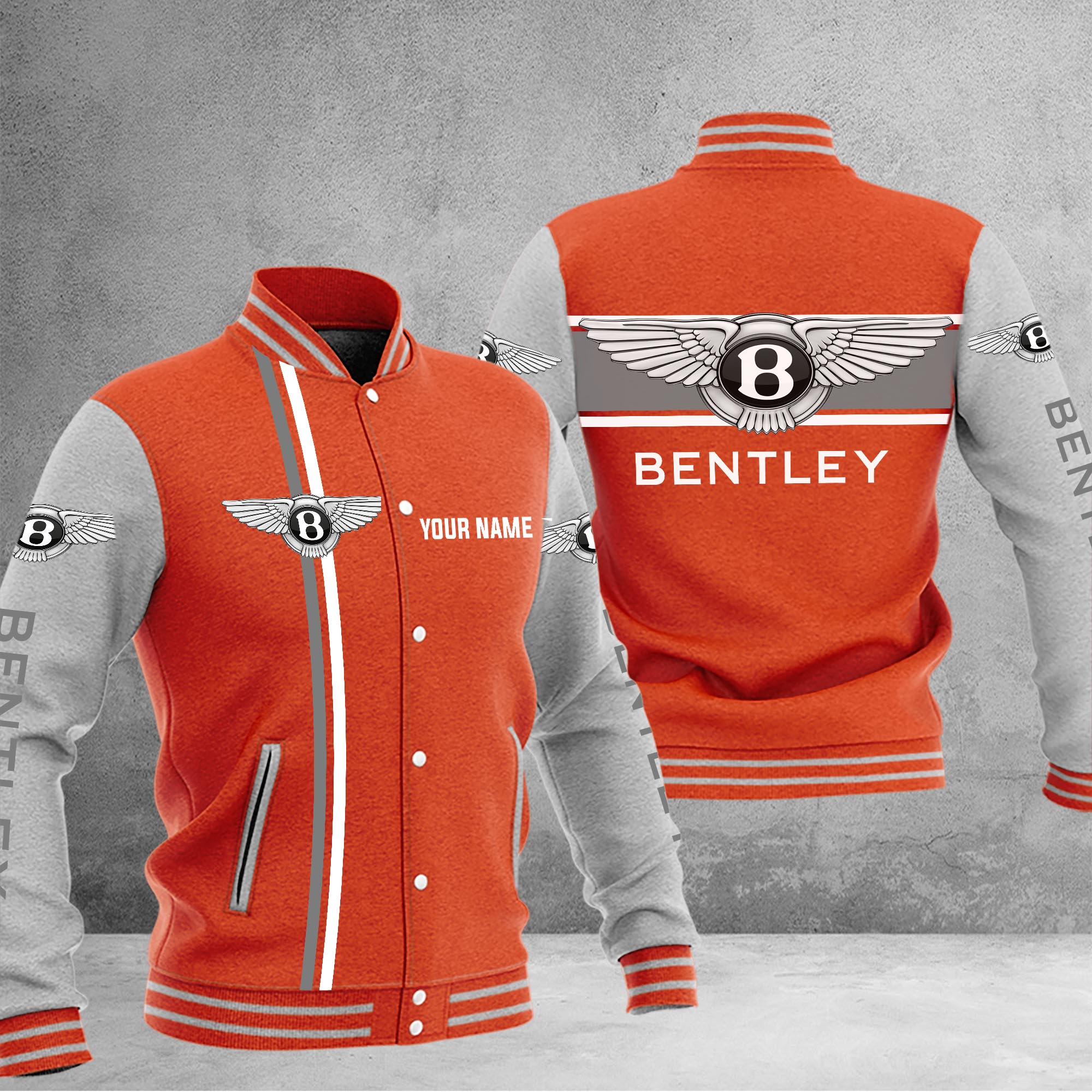 Bentley Baseball Jacket - Famjoys Bentley Baseball Jacket - Famjoys