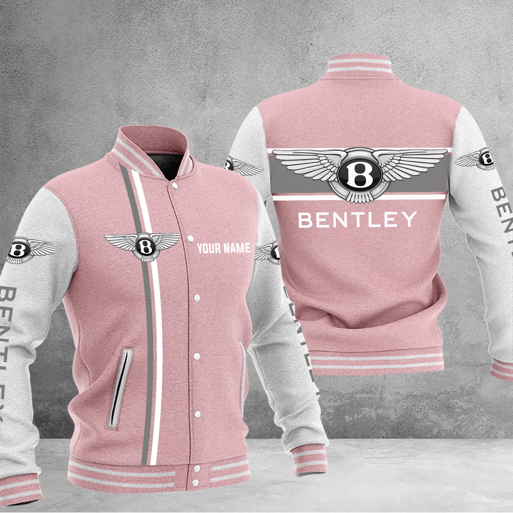 Bentley Baseball Jacket - Famjoys Bentley Baseball Jacket - Famjoys