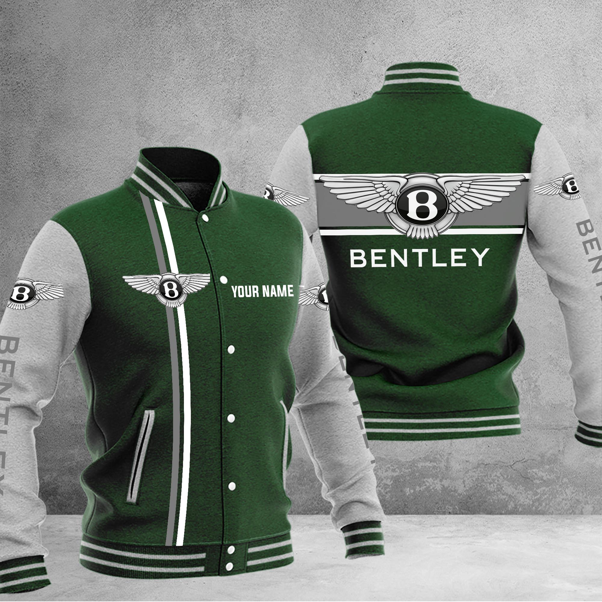 Bentley Baseball Jacket - Famjoys Bentley Baseball Jacket - Famjoys