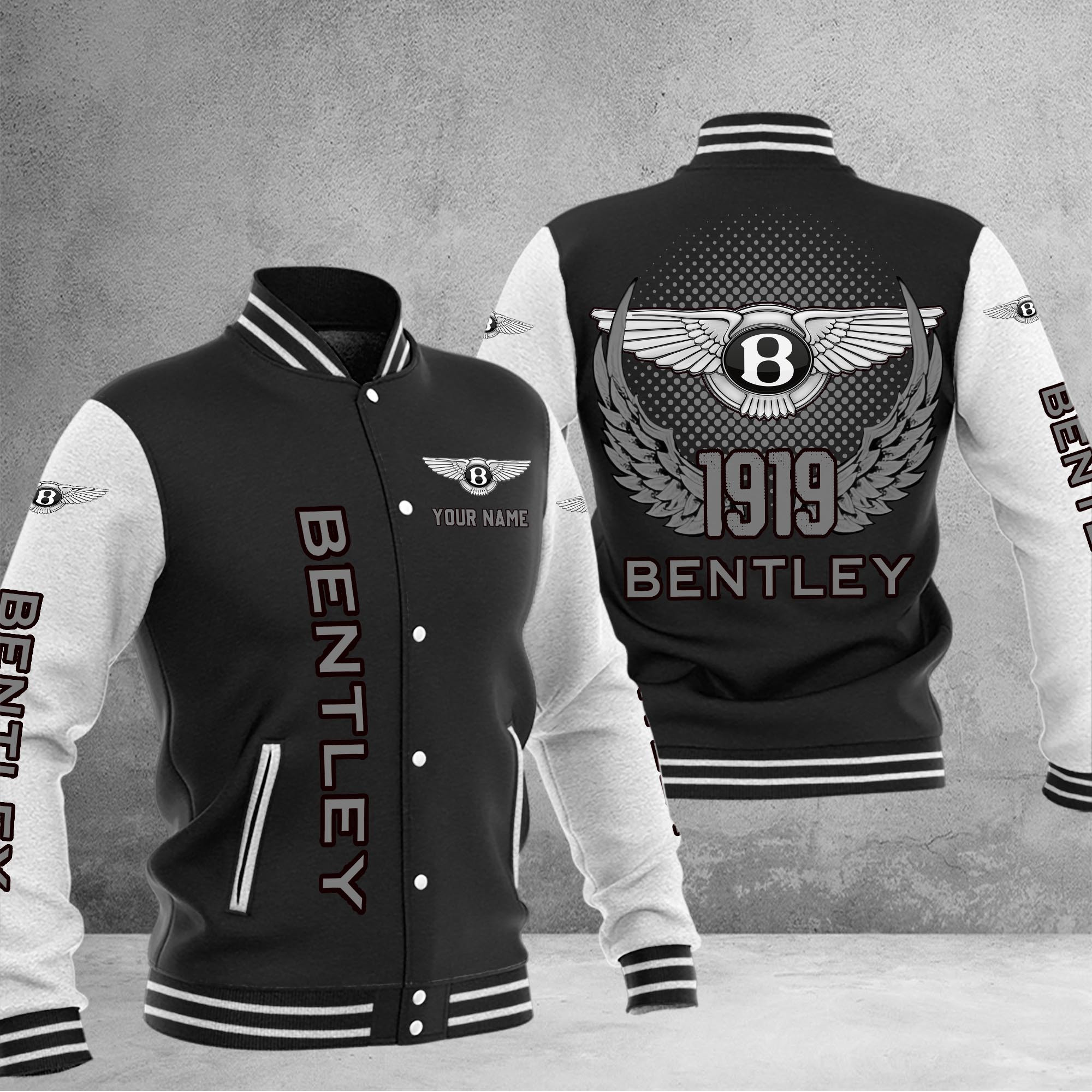 Bentley DMHJ1022 Baseball Jacket Multicolor - Famjoys Bentley DMHJ1022 Baseball Jacket Multicolor - Famjoys