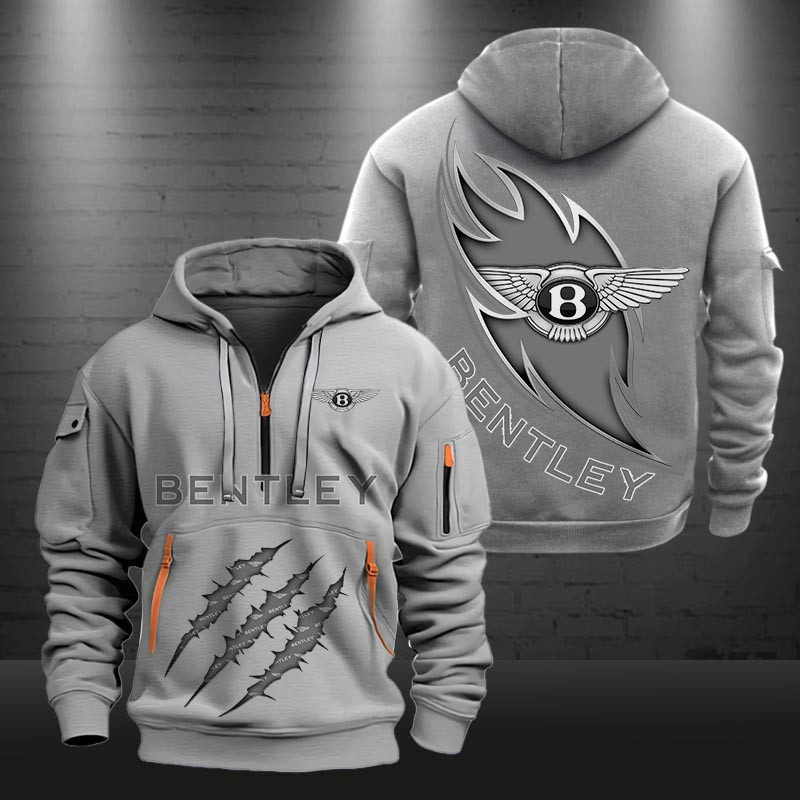 Bentley New Zip Hoodie 0423 Multicolor - Famjoys Bentley New Zip Hoodie 0423 Multicolor - Famjoys