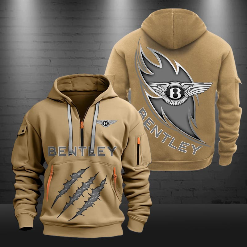Bentley New Zip Hoodie 0423 Multicolor - Famjoys Bentley New Zip Hoodie 0423 Multicolor - Famjoys