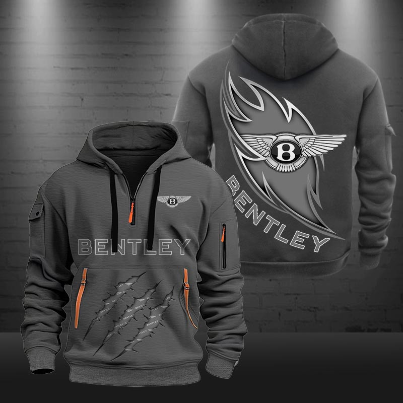 Bentley New Zip Hoodie 0423 Multicolor - Famjoys Bentley New Zip Hoodie 0423 Multicolor - Famjoys