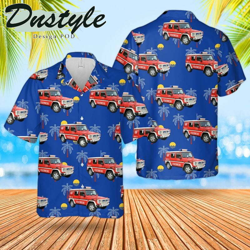 Berufsfeuerwehr Wien Kdf Mercedes Benz G-klasse Hawaiian Shirt - Famjoys Berufsfeuerwehr Wien Kdf Mercedes Benz G-klasse Hawaiian Shirt - Famjoys