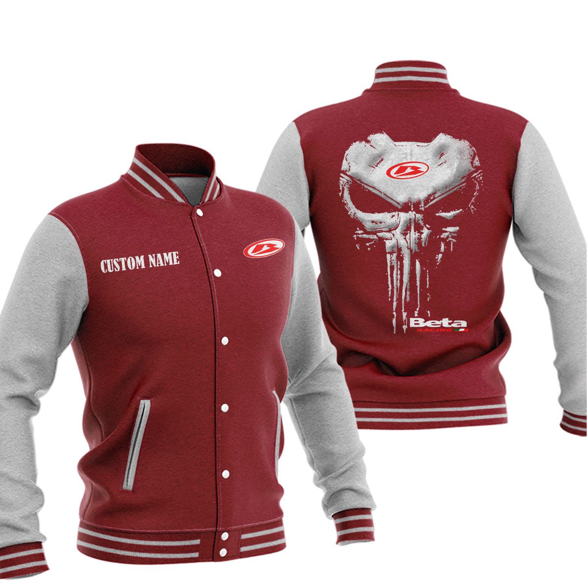 Beta Baseball Jacket, Multicolor - Famjoys Beta Baseball Jacket, Multicolor - Famjoys