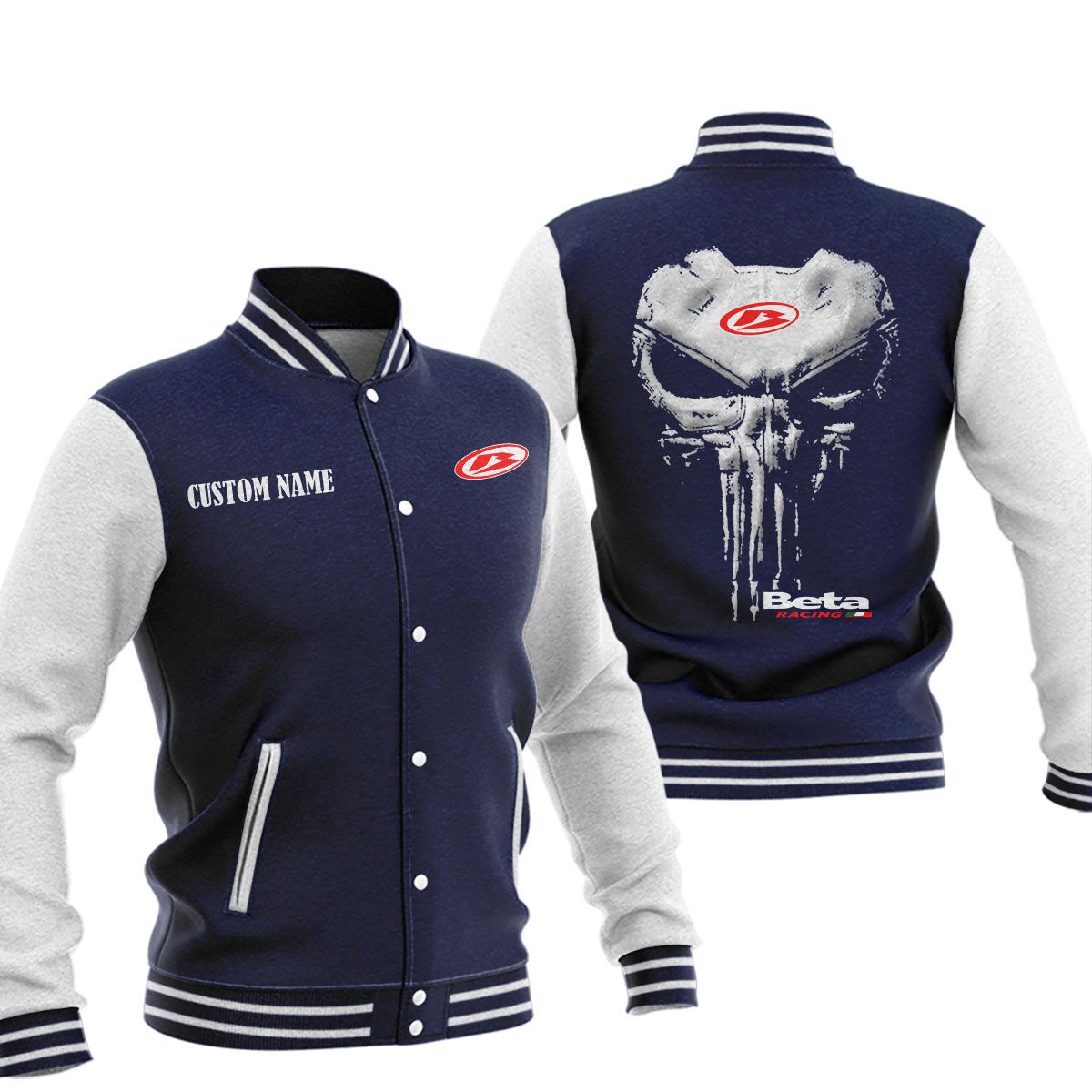 Beta Baseball Jacket, Multicolor - Famjoys Beta Baseball Jacket, Multicolor - Famjoys