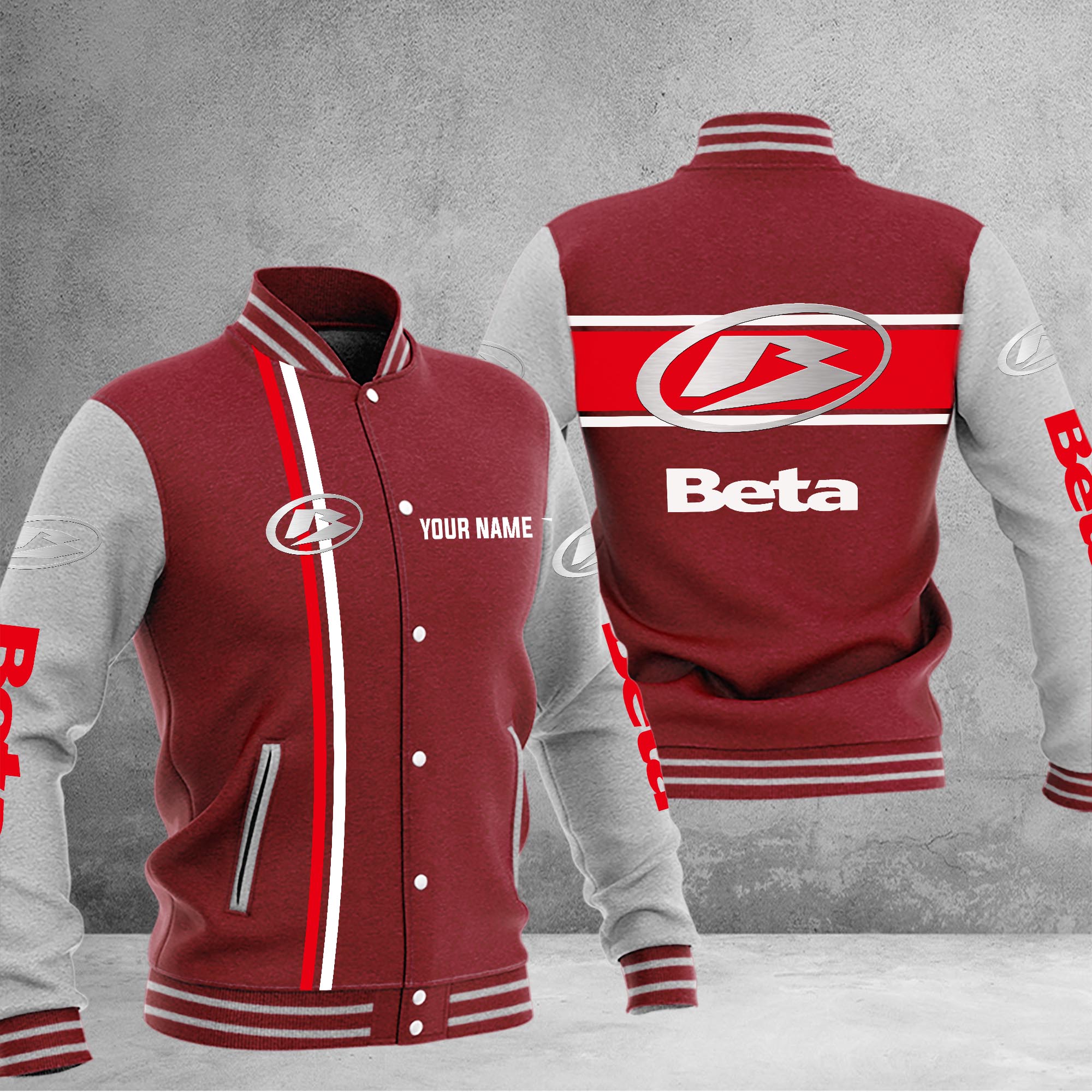 Beta motorcycles Baseball Jacket - Famjoys Beta motorcycles Baseball Jacket - Famjoys