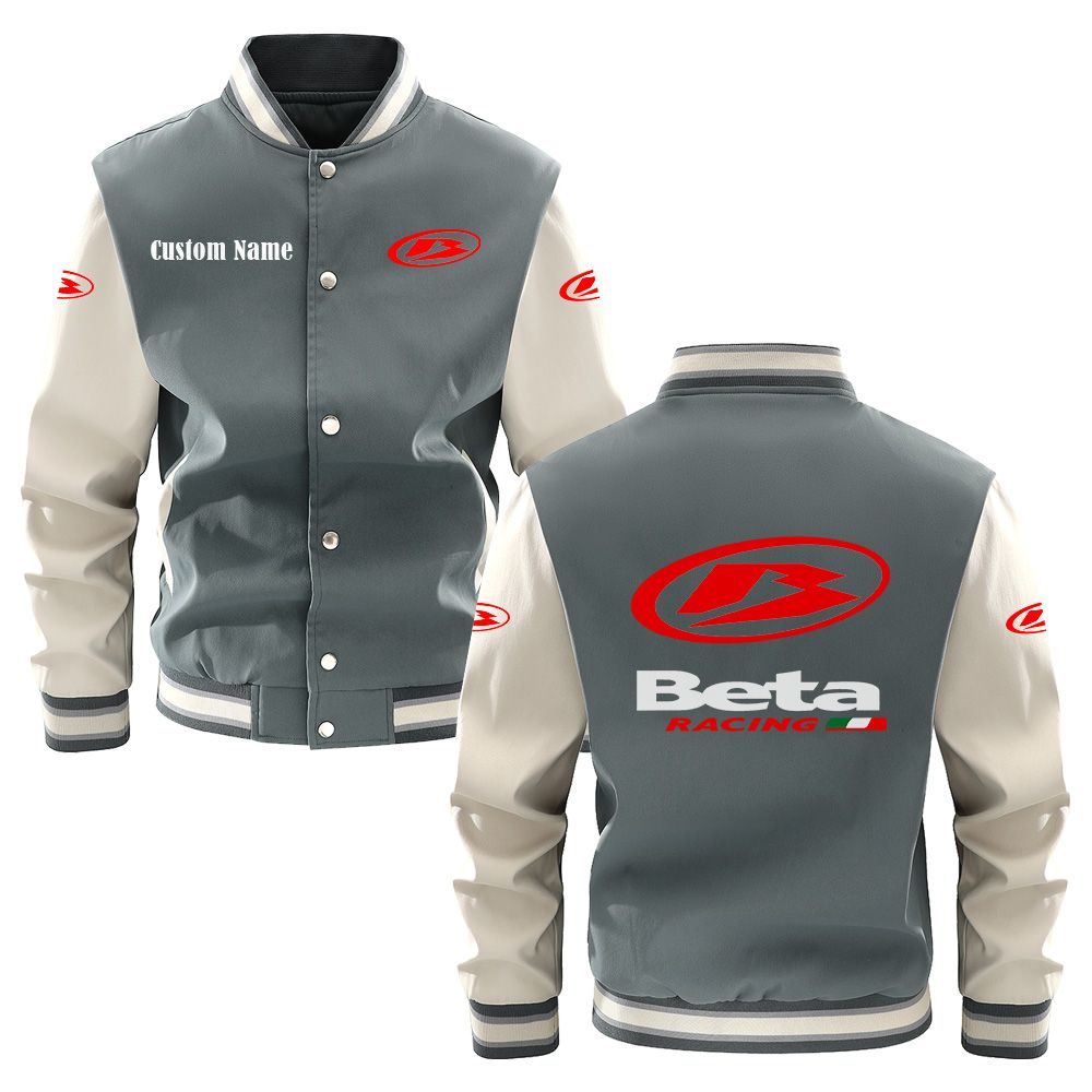 Beta Varsity Jacket, Baseball jacket, Letterman Jacket Customize Name, Multicolor - Famjoys Beta Varsity Jacket, Baseball jacket, Letterman Jacket Customize Name, Multicolor - Famjoys