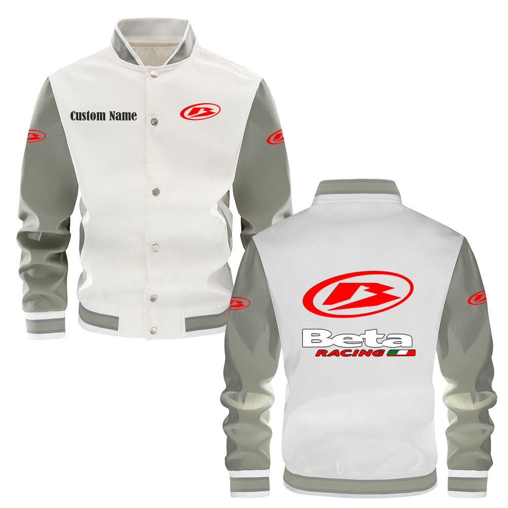 Beta Varsity Jacket, Baseball jacket, Letterman Jacket Customize Name, Multicolor - Famjoys Beta Varsity Jacket, Baseball jacket, Letterman Jacket Customize Name, Multicolor - Famjoys