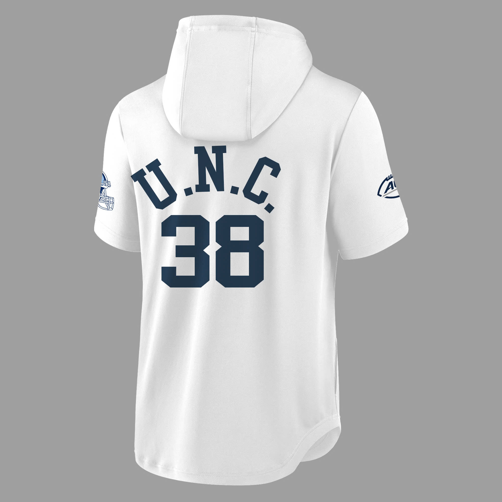 Bill Belichick #38 U.N.C Short Sleeved Hoodie - Famjoys Bill Belichick #38 U.N.C Short Sleeved Hoodie - Famjoys
