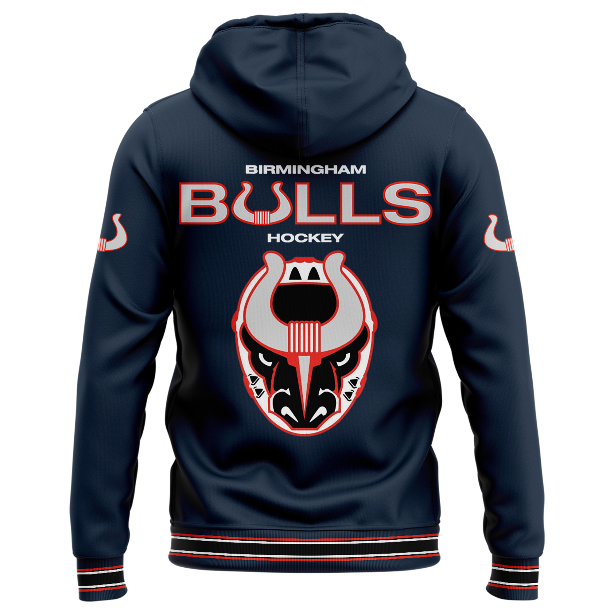 Birmingham Bulls Zip Hoodie - Famjoys Birmingham Bulls Zip Hoodie - Famjoys