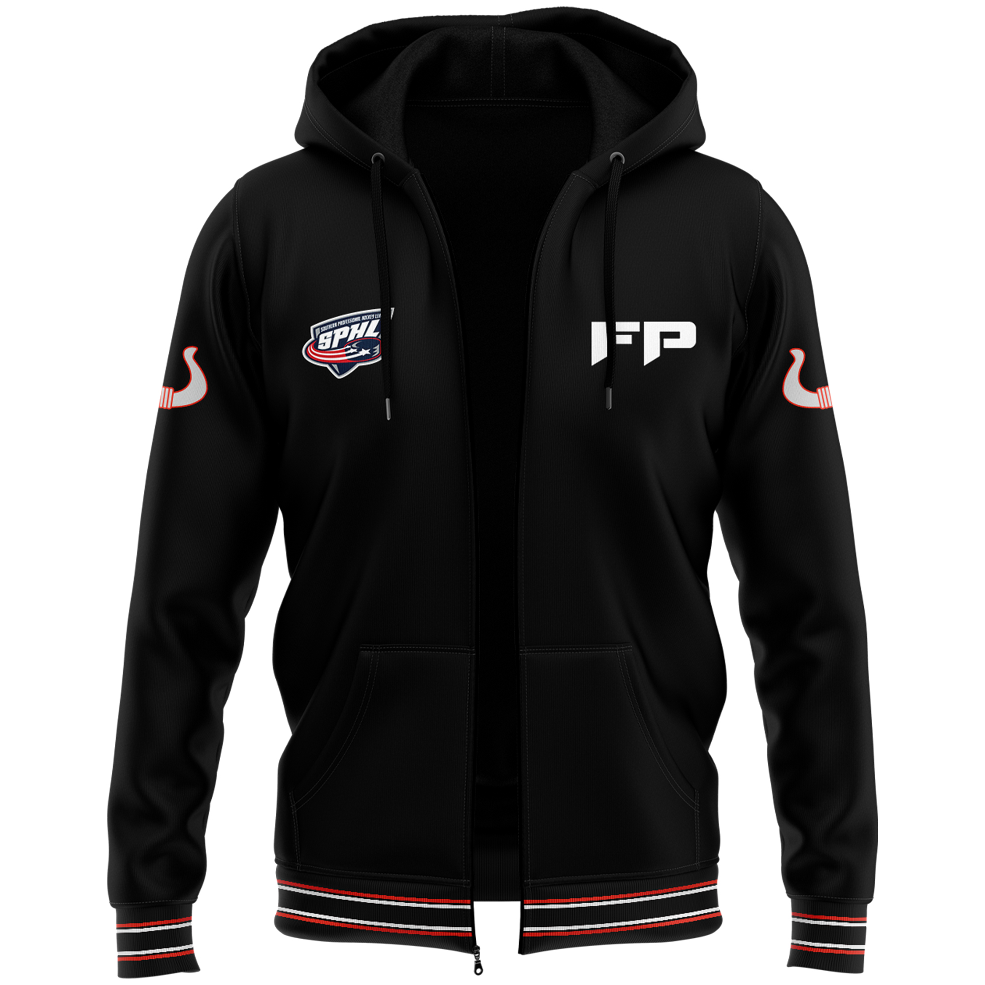 Birmingham Bulls Zip Hoodie - Famjoys Birmingham Bulls Zip Hoodie - Famjoys