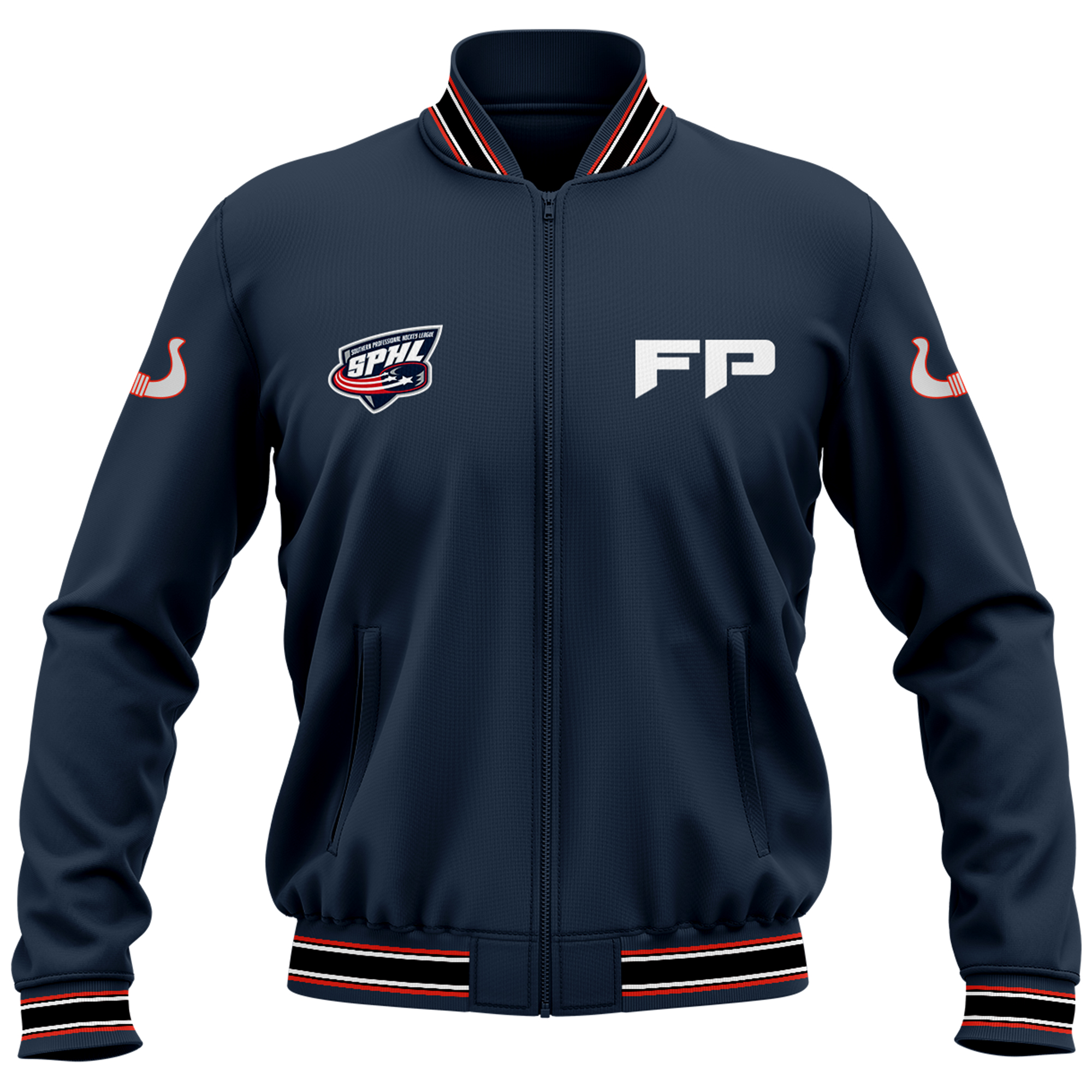 Birmingham Bulls Zip Jacket - Famjoys Birmingham Bulls Zip Jacket - Famjoys
