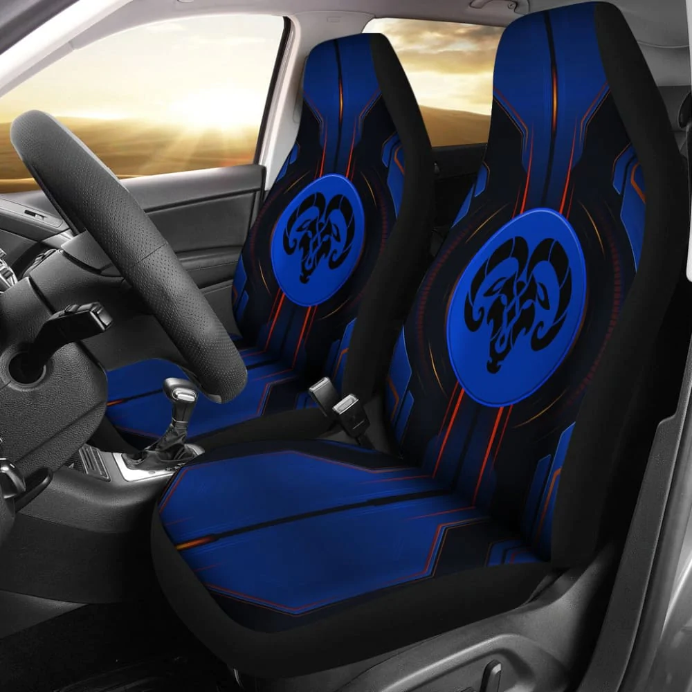 BLACK AND BLUE DODGE RAM CAR SEAT COVERS NT1553 - Famjoys BLACK AND BLUE DODGE RAM CAR SEAT COVERS NT1553 - Famjoys