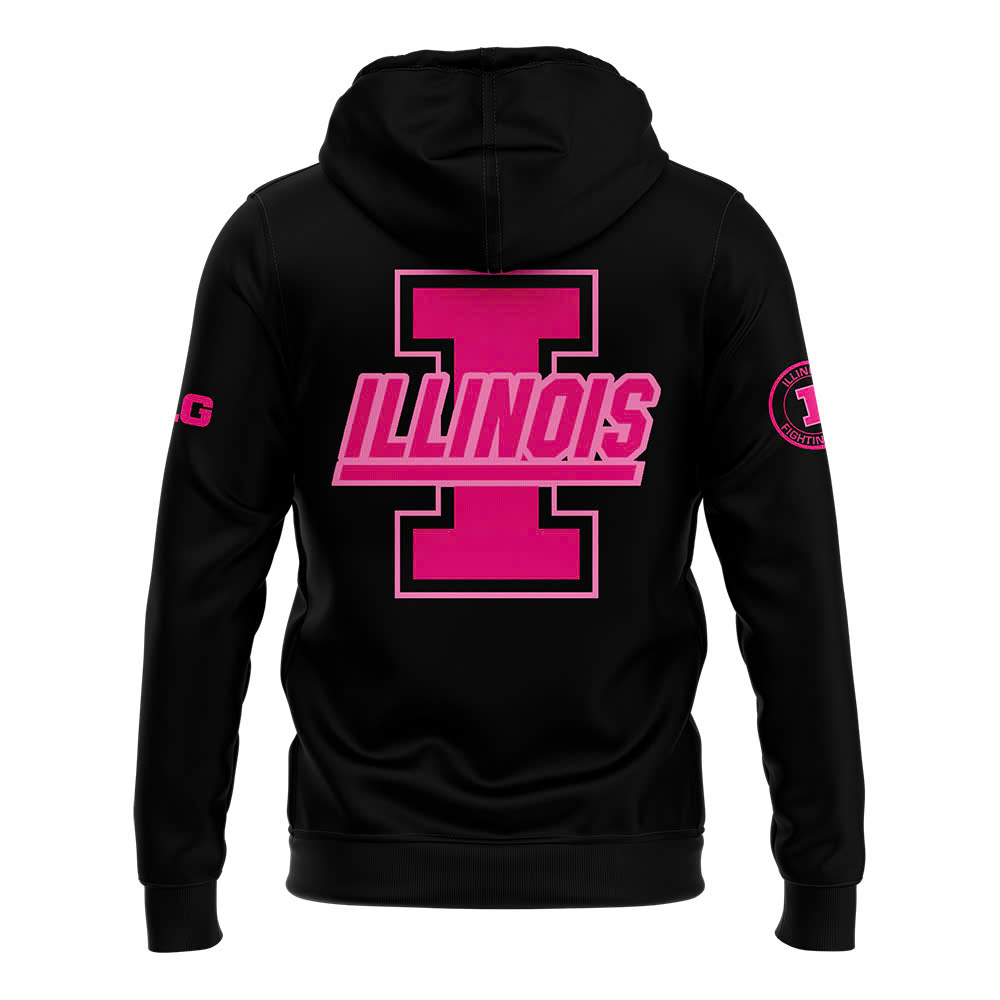 Black Illinois Fighting Illini football Crucial Catch Club Pullover Hoodie V2 - Famjoys Black Illinois Fighting Illini football Crucial Catch Club Pullover Hoodie V2 - Famjoys