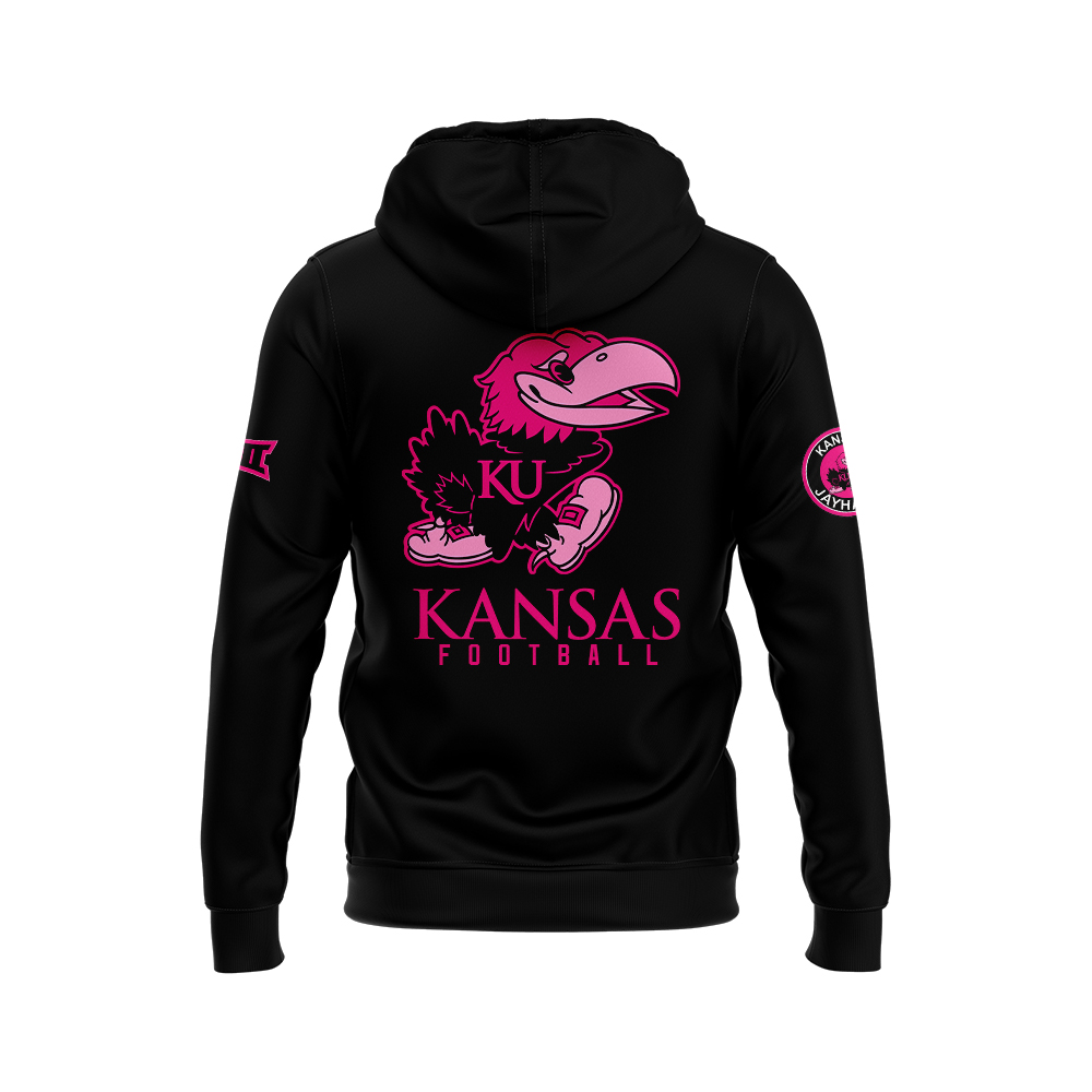 Black Kansas Jayhawks football Crucial Catch Club Pullover Hoodie - Famjoys Black Kansas Jayhawks football Crucial Catch Club Pullover Hoodie - Famjoys