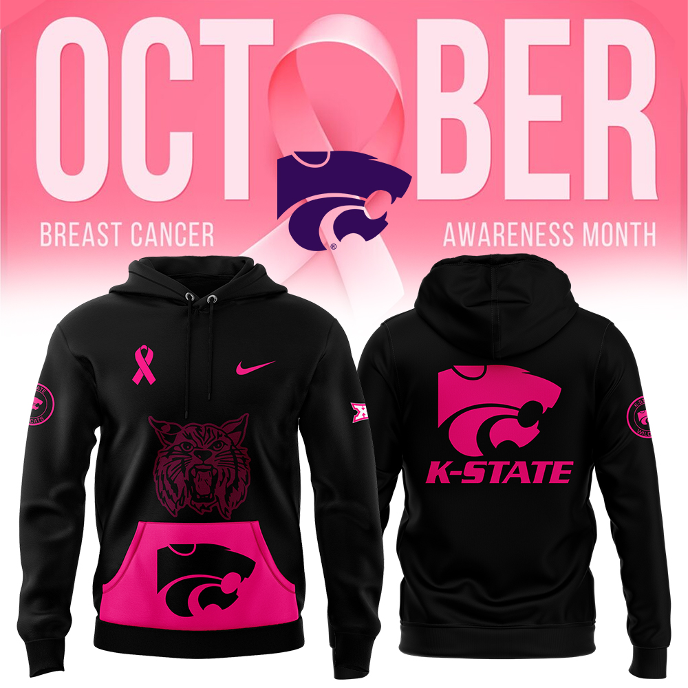Black Kansas State Wildcats football Crucial Catch Club Hoodie - Famjoys Black Kansas State Wildcats football Crucial Catch Club Hoodie - Famjoys