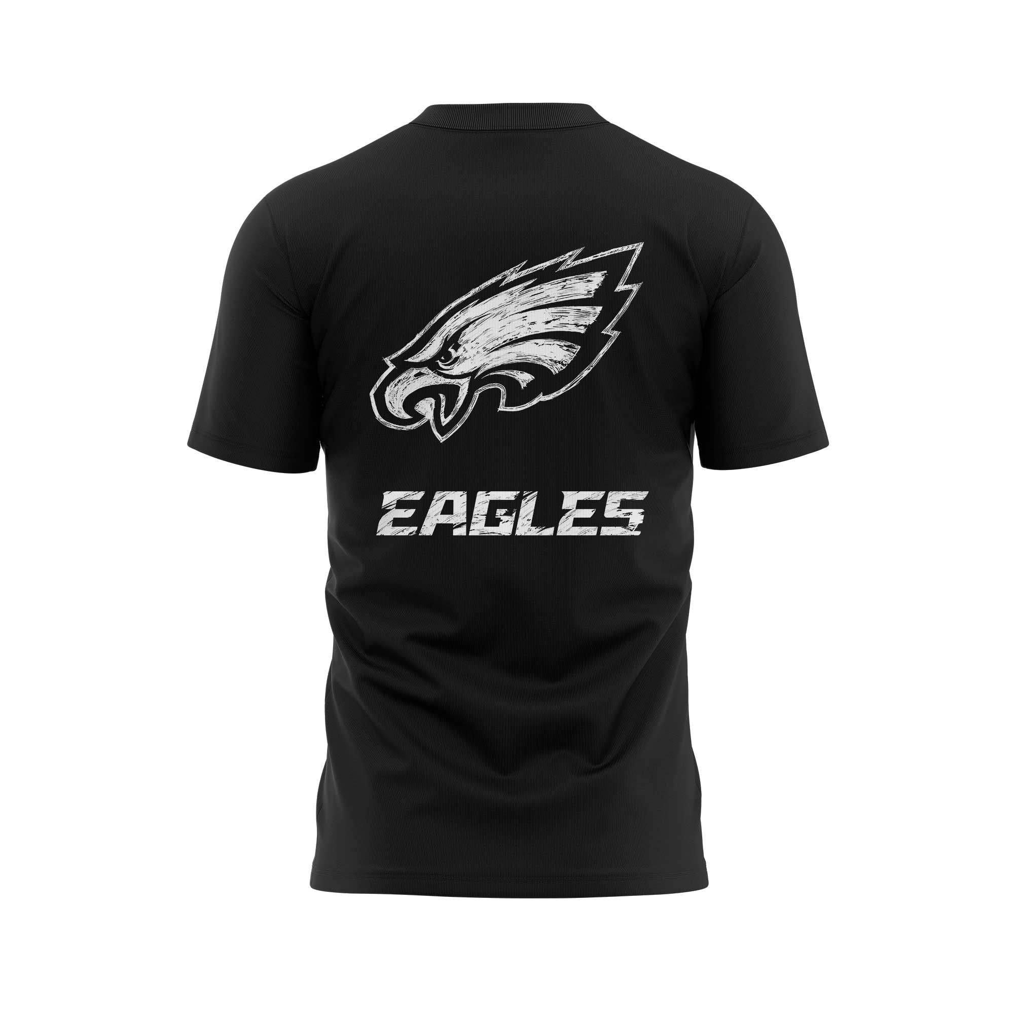 Black Philadelphia Eagles Super Bowl LIX Champions Lombardi Trophy T-Shirt - Famjoys Black Philadelphia Eagles Super Bowl LIX Champions Lombardi Trophy T-Shirt - Famjoys