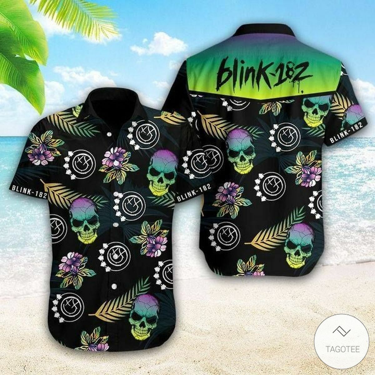 Blink-182 Hawaiian Shirt - Famjoys Blink-182 Hawaiian Shirt - Famjoys
