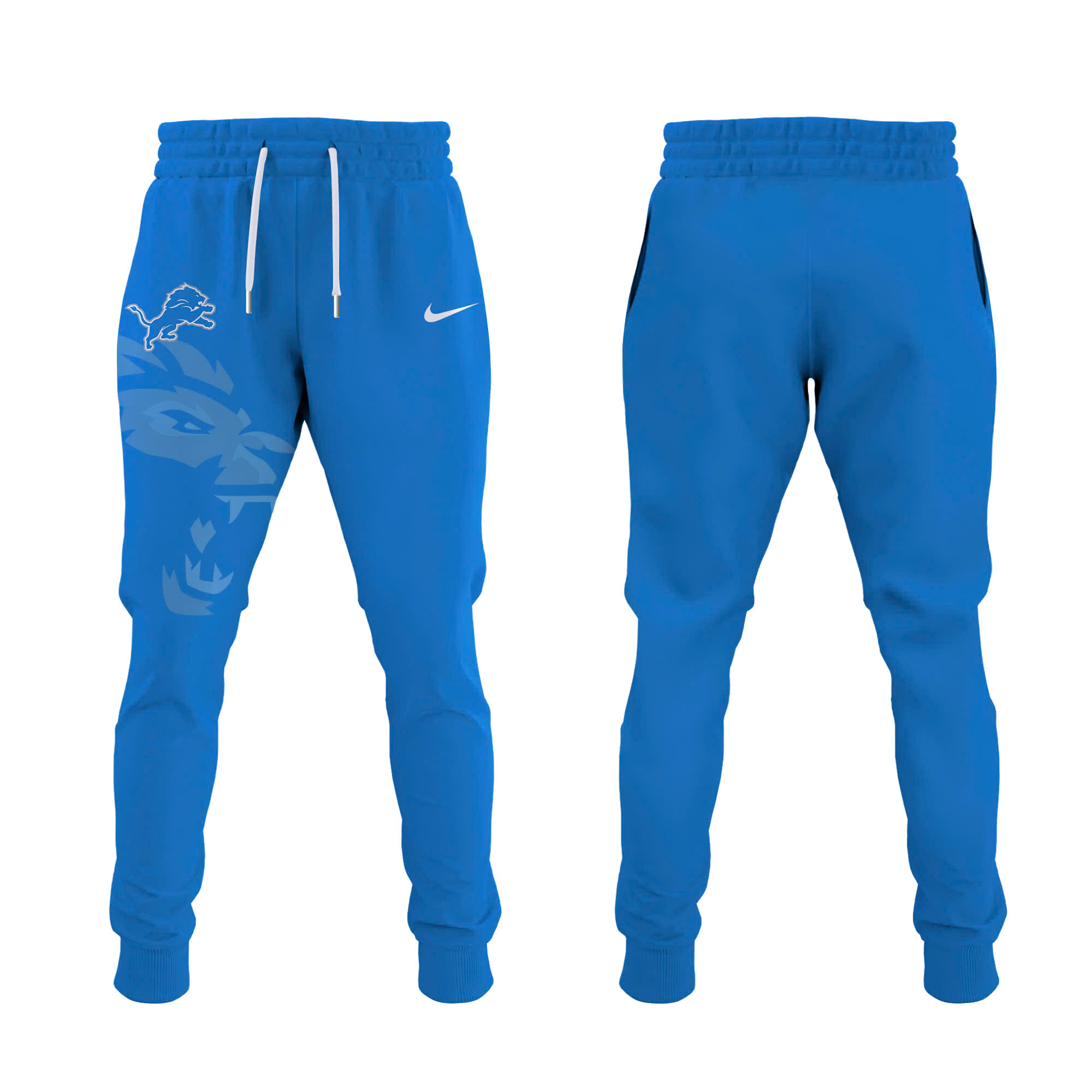 Blue Detroit Lions New Hoodie - Famjoys Blue Detroit Lions New Hoodie - Famjoys