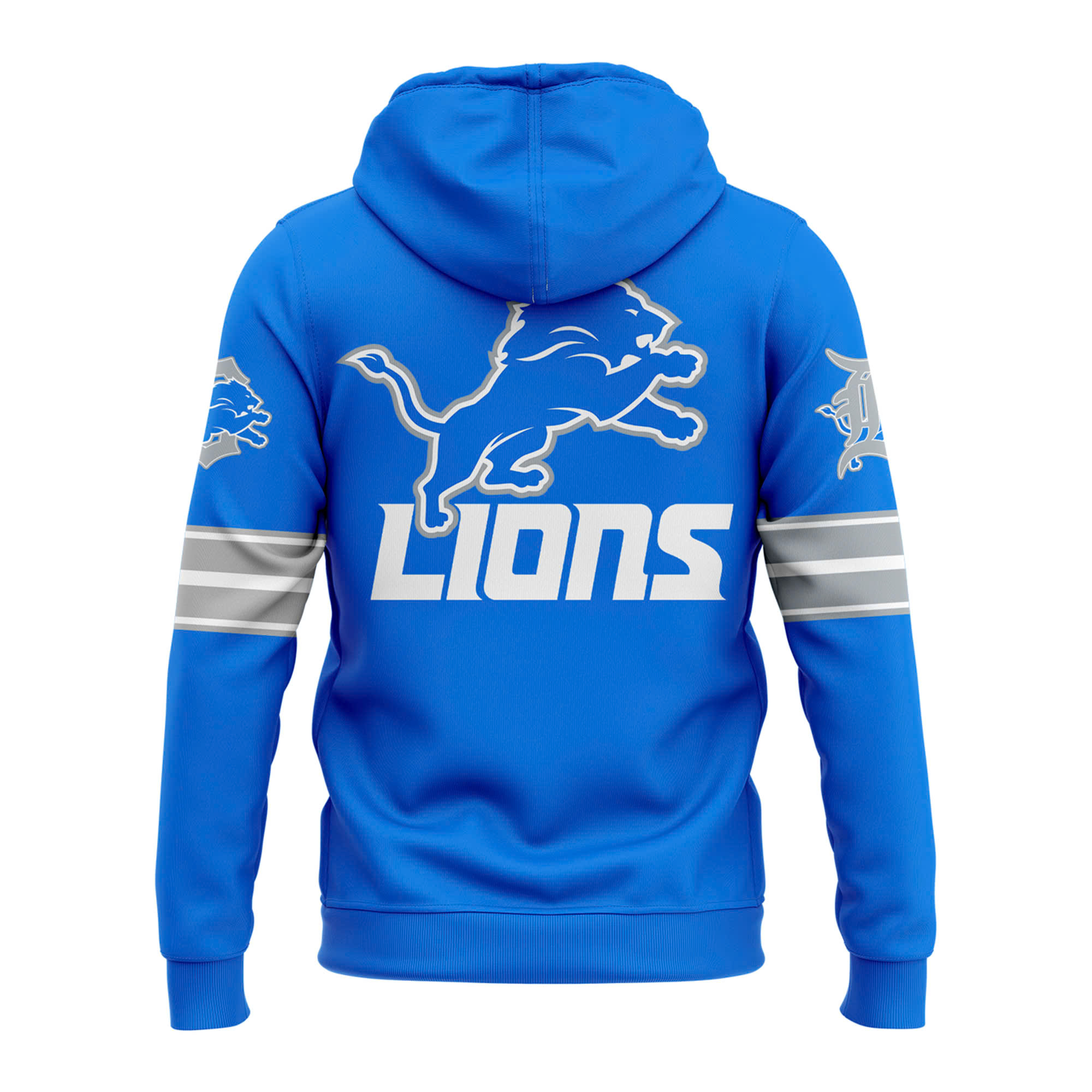 Blue Detroit Lions New Hoodie - Famjoys Blue Detroit Lions New Hoodie - Famjoys