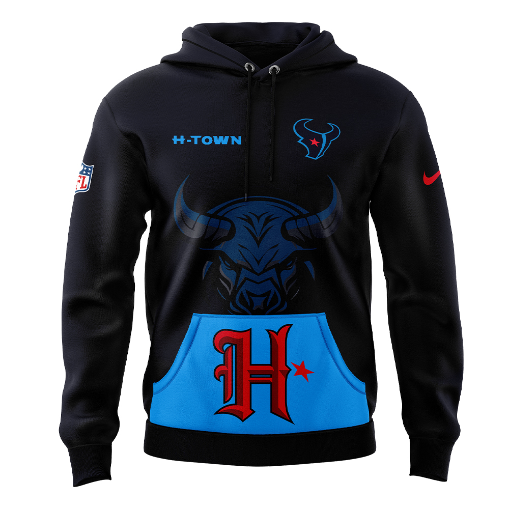 Blue Houston Texans Alternate Game Hoodie - Famjoys Blue Houston Texans Alternate Game Hoodie - Famjoys