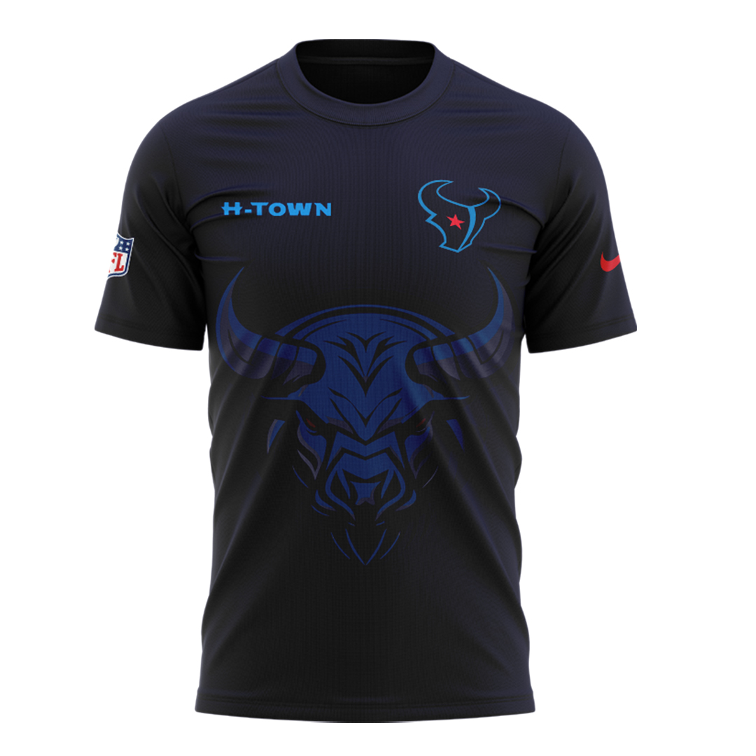 Blue Houston Texans Alternate Game T-Shirt - Famjoys Blue Houston Texans Alternate Game T-Shirt - Famjoys