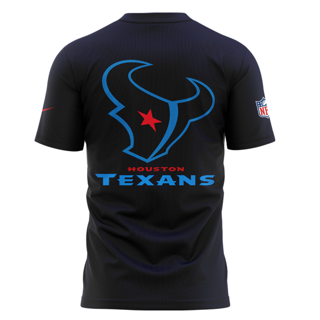 Blue Houston Texans Alternate Game T-Shirt - Famjoys Blue Houston Texans Alternate Game T-Shirt - Famjoys