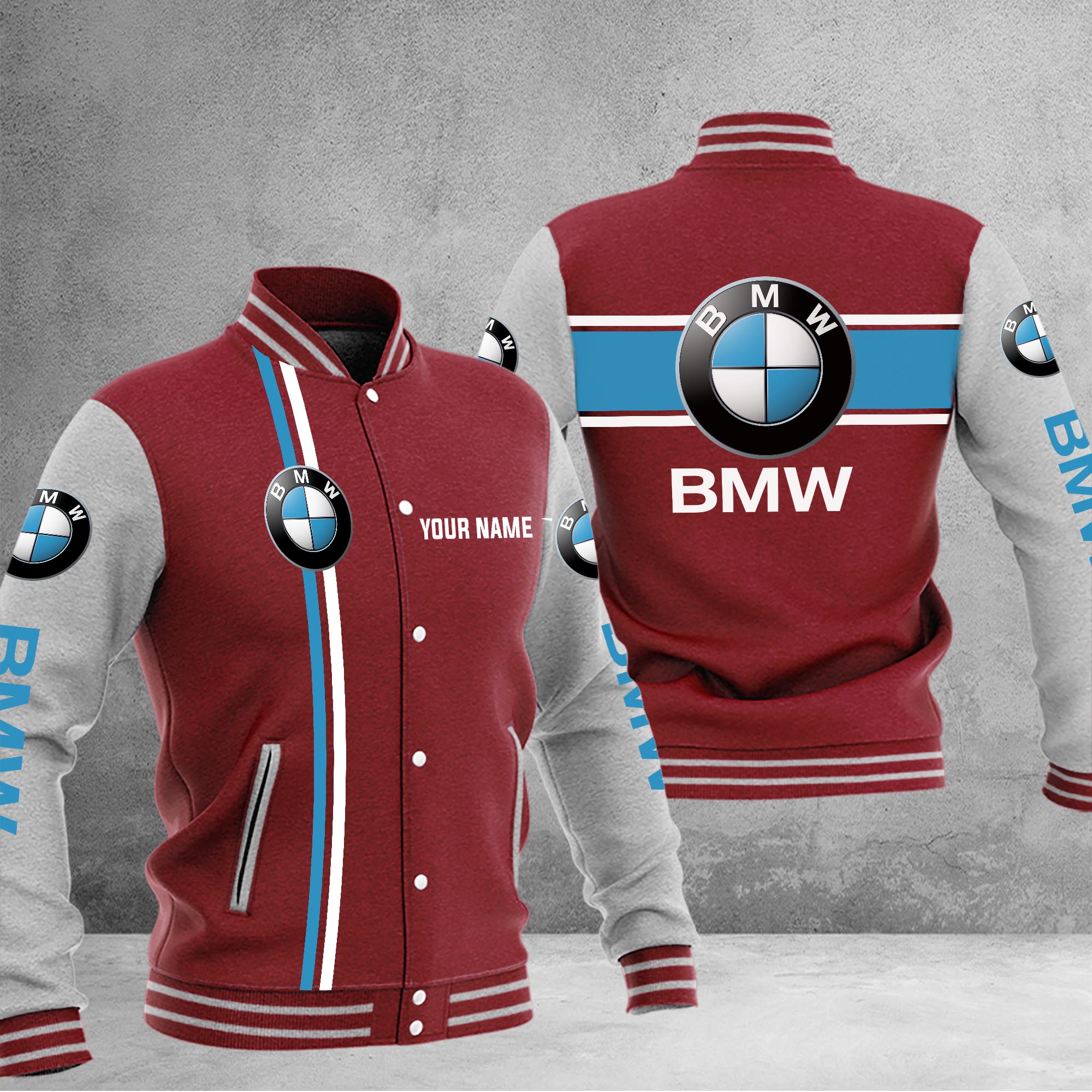 BMW Baseball Jacket - Famjoys BMW Baseball Jacket - Famjoys