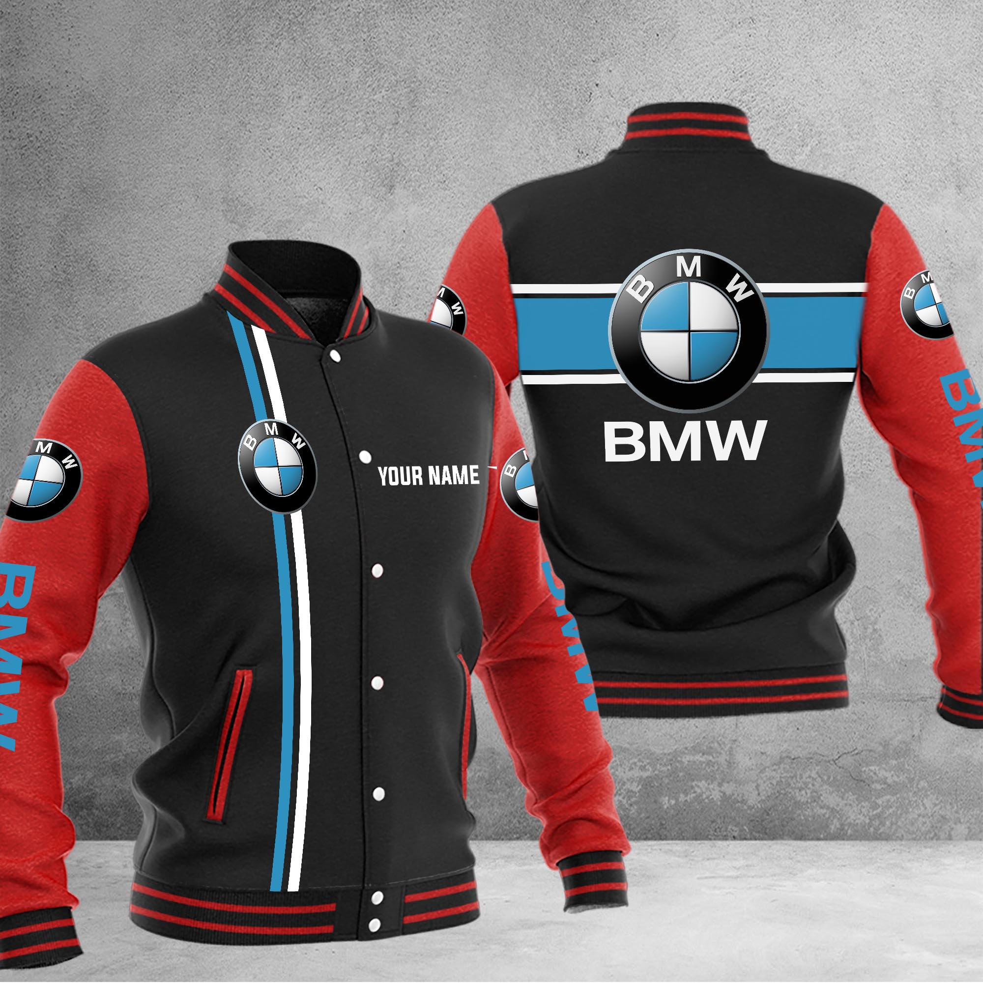 BMW Baseball Jacket - Famjoys BMW Baseball Jacket - Famjoys