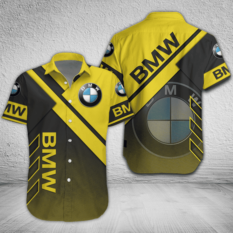 BMW Button Shirt Custom Name, Multicolor - Famjoys BMW Button Shirt Custom Name, Multicolor - Famjoys