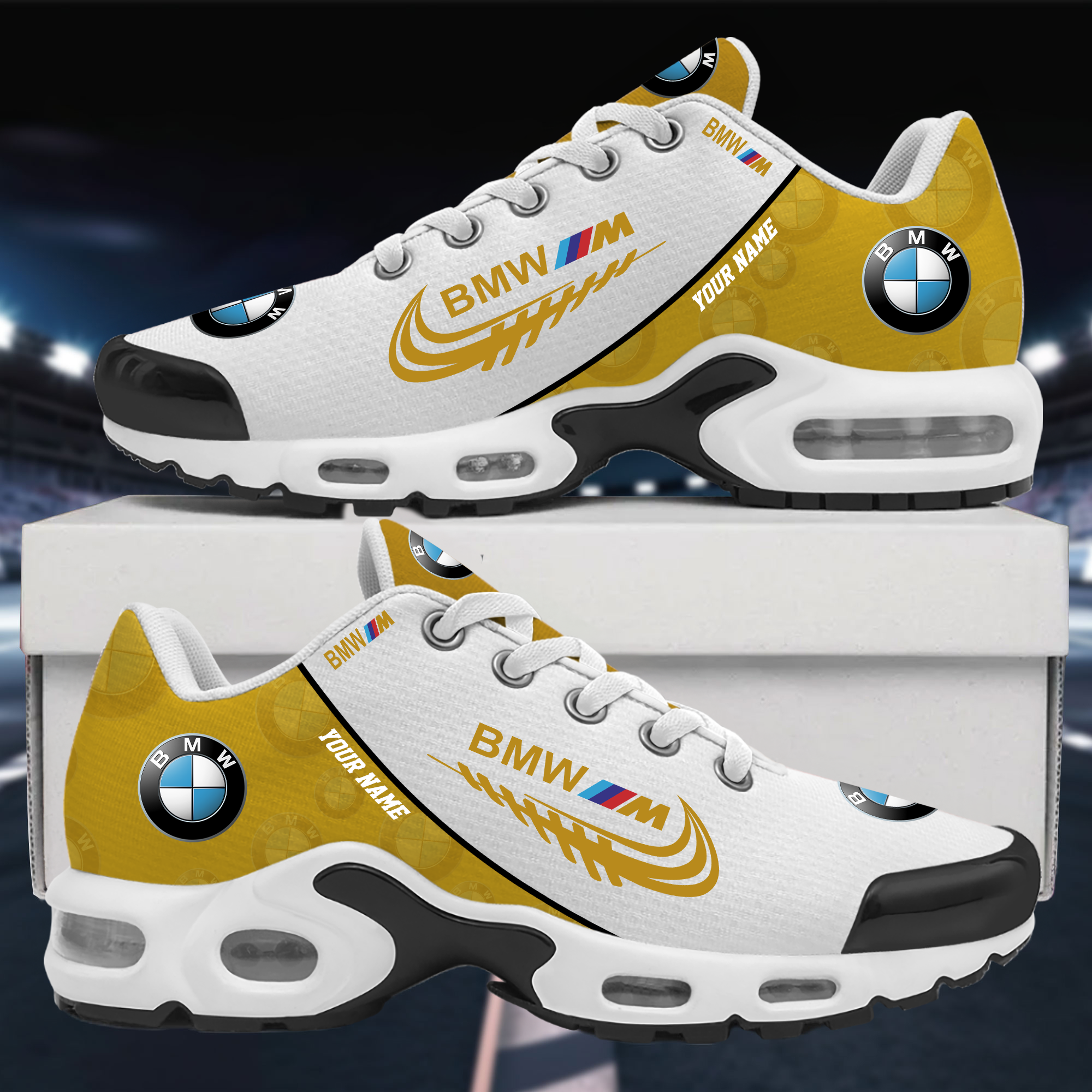 BMW Custom Name Sport Shoes VS4 - Famjoys BMW Custom Name Sport Shoes VS4 - Famjoys