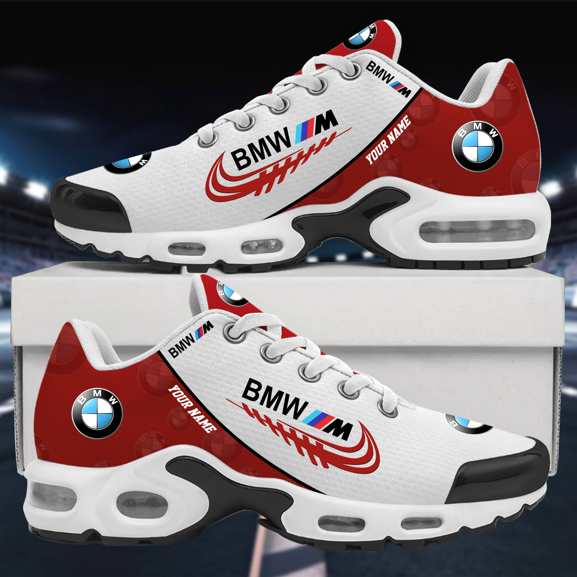 BMW Custom Name Sport Shoes VS4 - Famjoys BMW Custom Name Sport Shoes VS4 - Famjoys