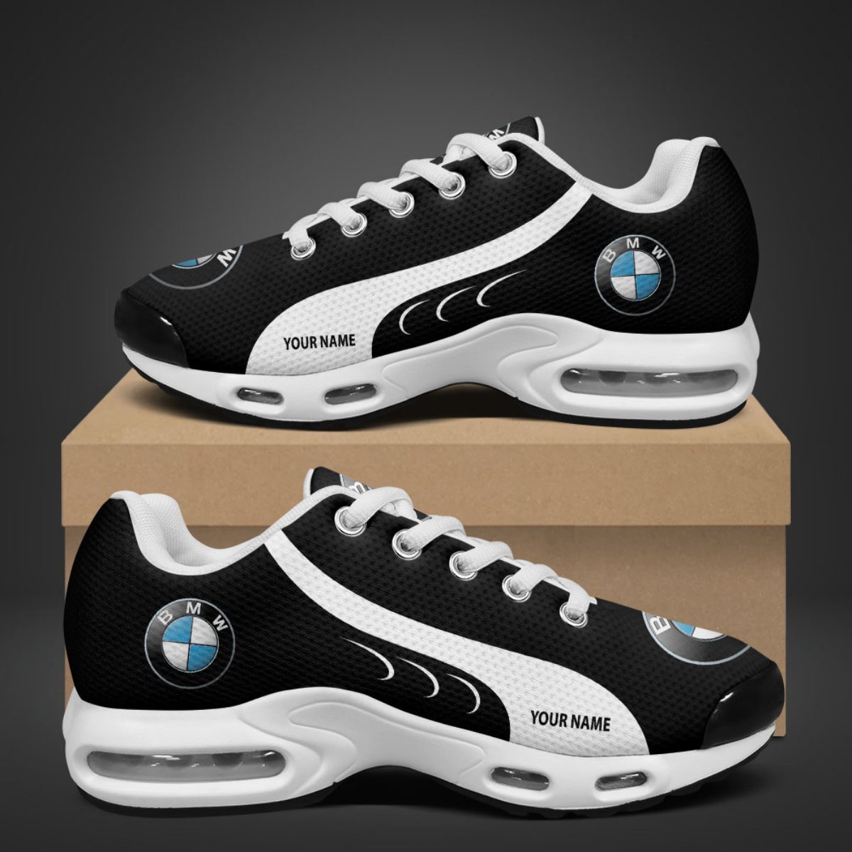 BMW Custom Name Sport Shoes VS40 - Famjoys BMW Custom Name Sport Shoes VS40 - Famjoys