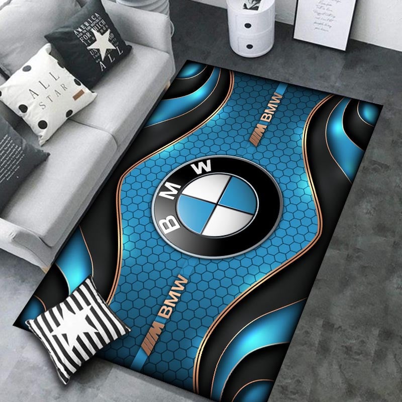 BMW M Area Rugs 3893 Multicolor - Famjoys BMW M Area Rugs 3893 Multicolor - Famjoys