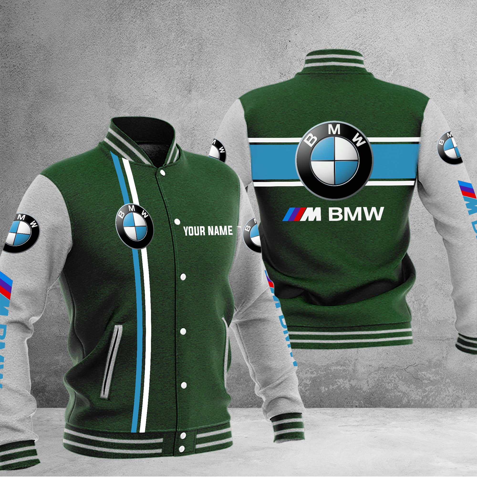 BMW M Baseball Jacket - Famjoys BMW M Baseball Jacket - Famjoys