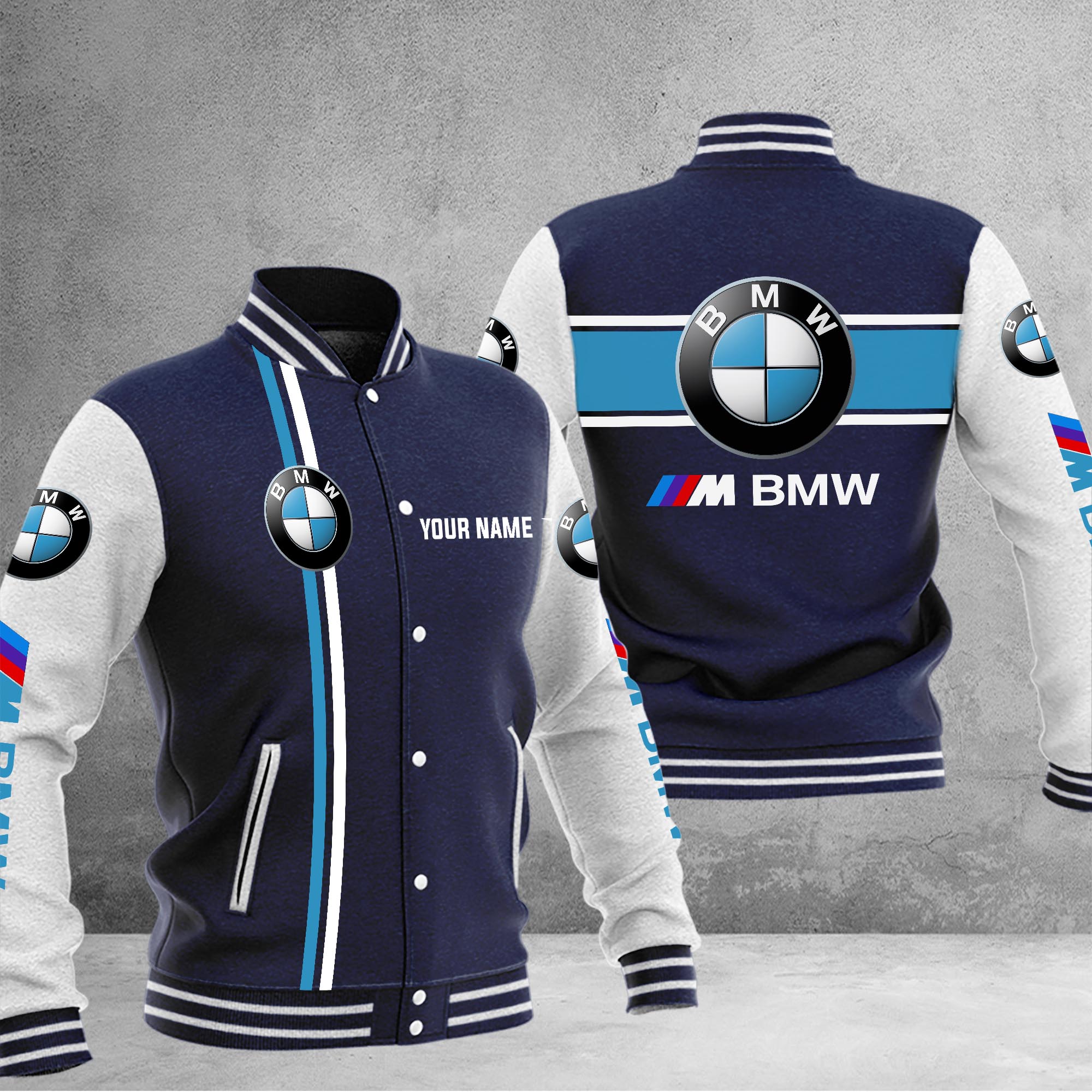 BMW M Baseball Jacket - Famjoys BMW M Baseball Jacket - Famjoys