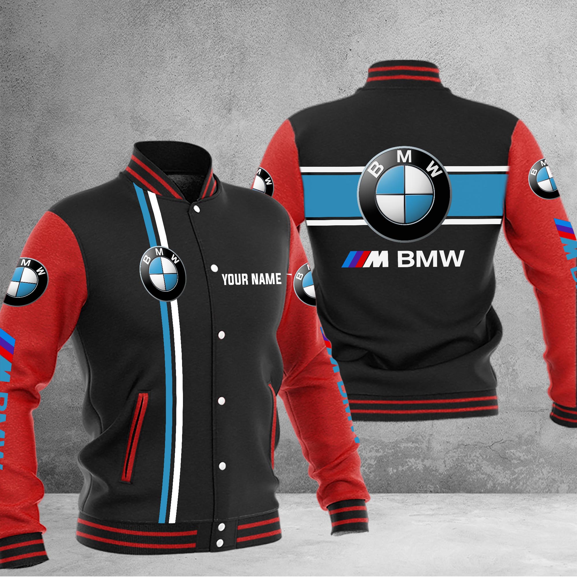 BMW M Baseball Jacket - Famjoys BMW M Baseball Jacket - Famjoys