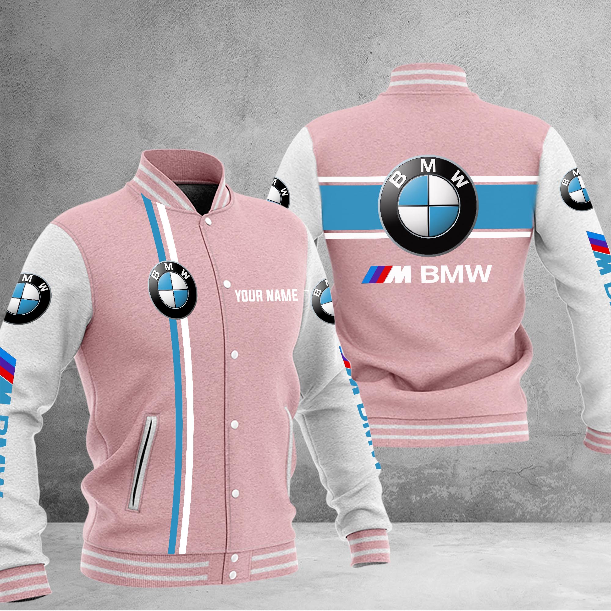 BMW M Baseball Jacket - Famjoys BMW M Baseball Jacket - Famjoys