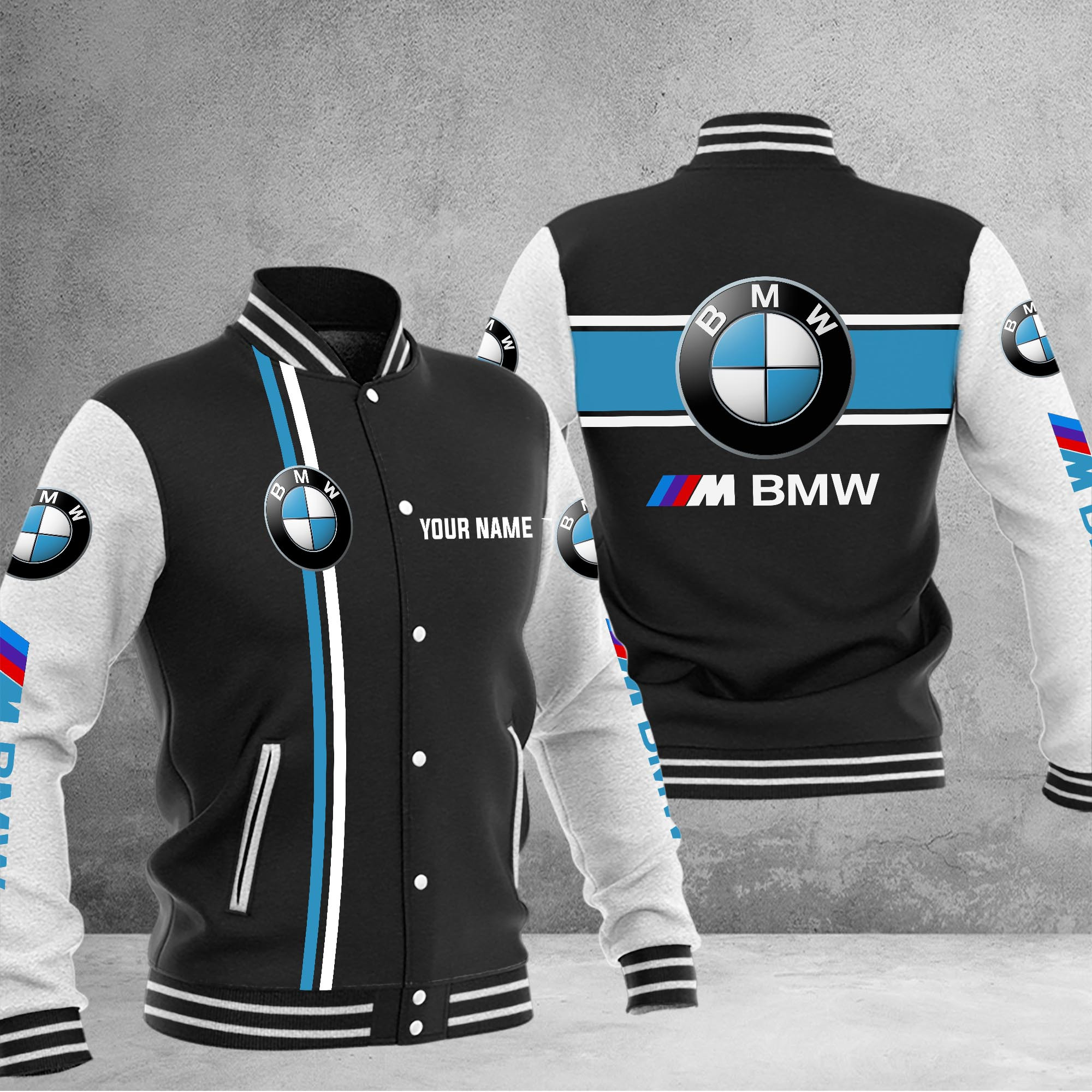 BMW M Baseball Jacket - Famjoys BMW M Baseball Jacket - Famjoys