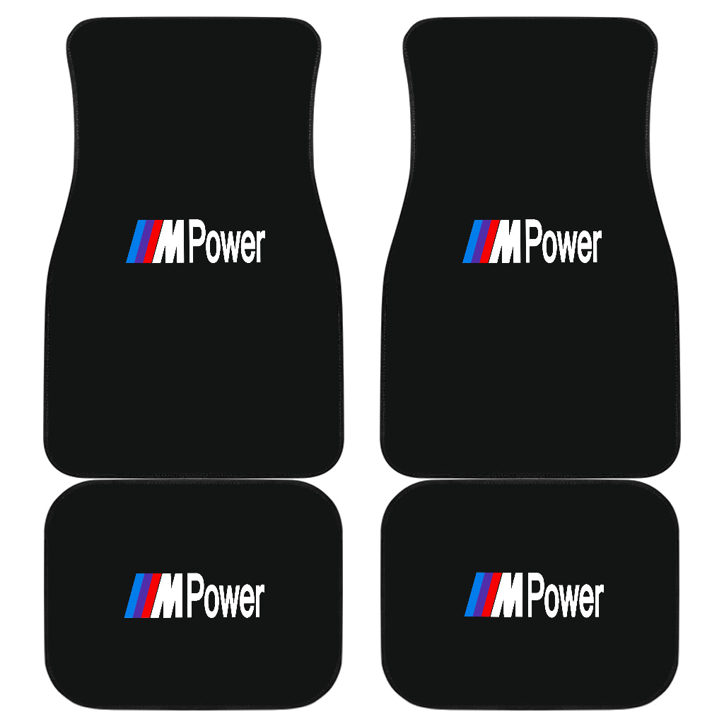 BMW M Power Car Mats V2 - Famjoys BMW M Power Car Mats V2 - Famjoys
