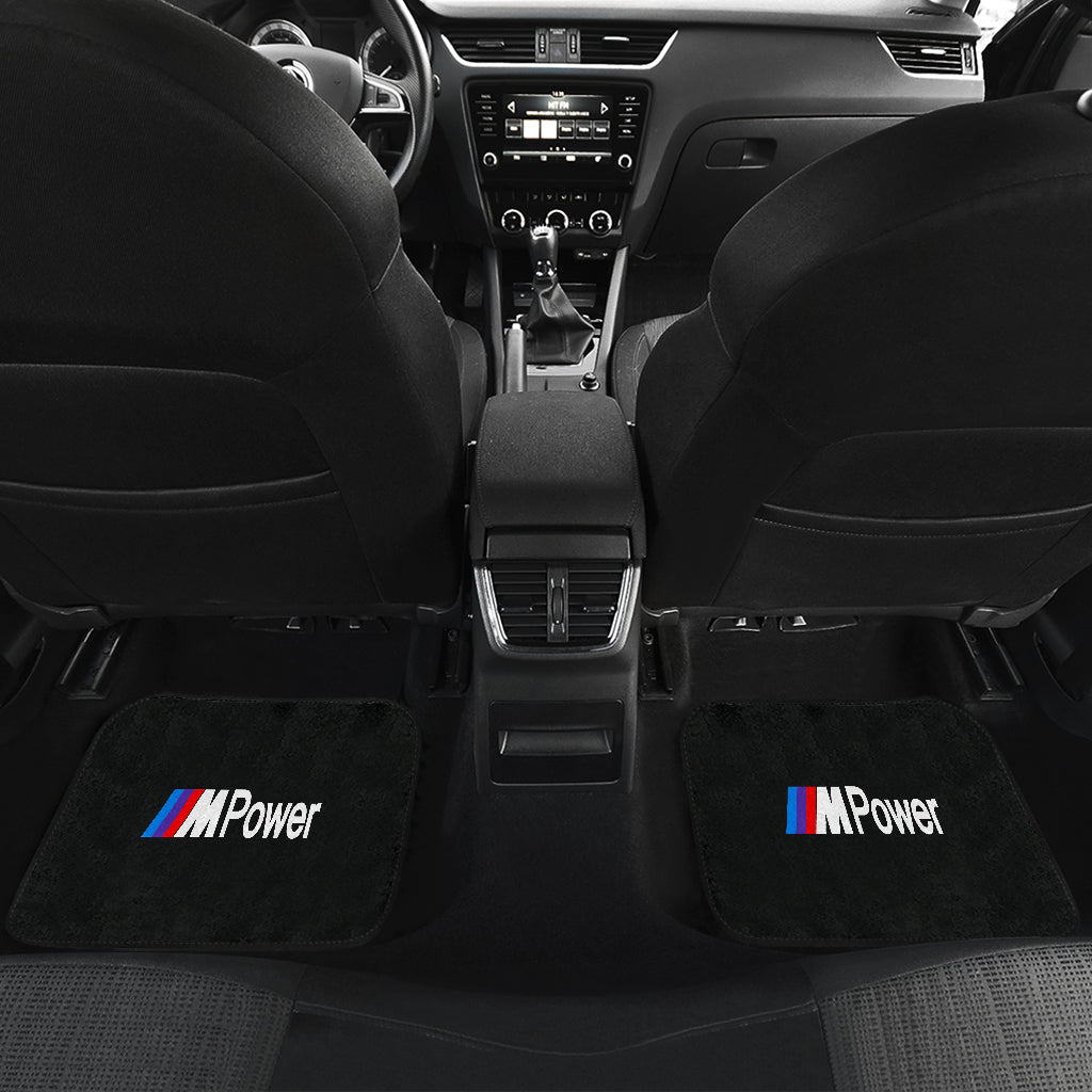 BMW M Power Car Mats V2 - Famjoys BMW M Power Car Mats V2 - Famjoys