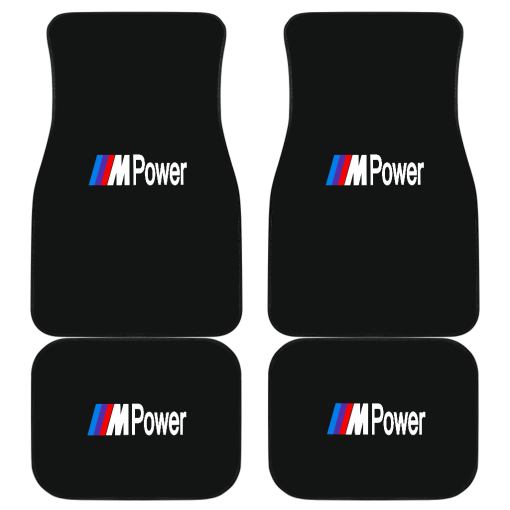 BMW M Power Car Mats V2 - Famjoys BMW M Power Car Mats V2 - Famjoys