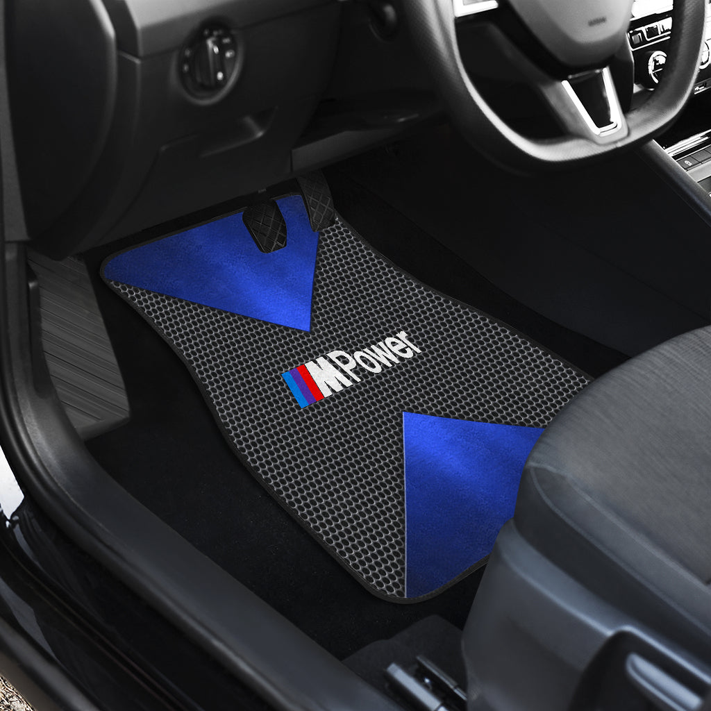BMW M Power Front Car Mats V2 - Famjoys BMW M Power Front Car Mats V2 - Famjoys