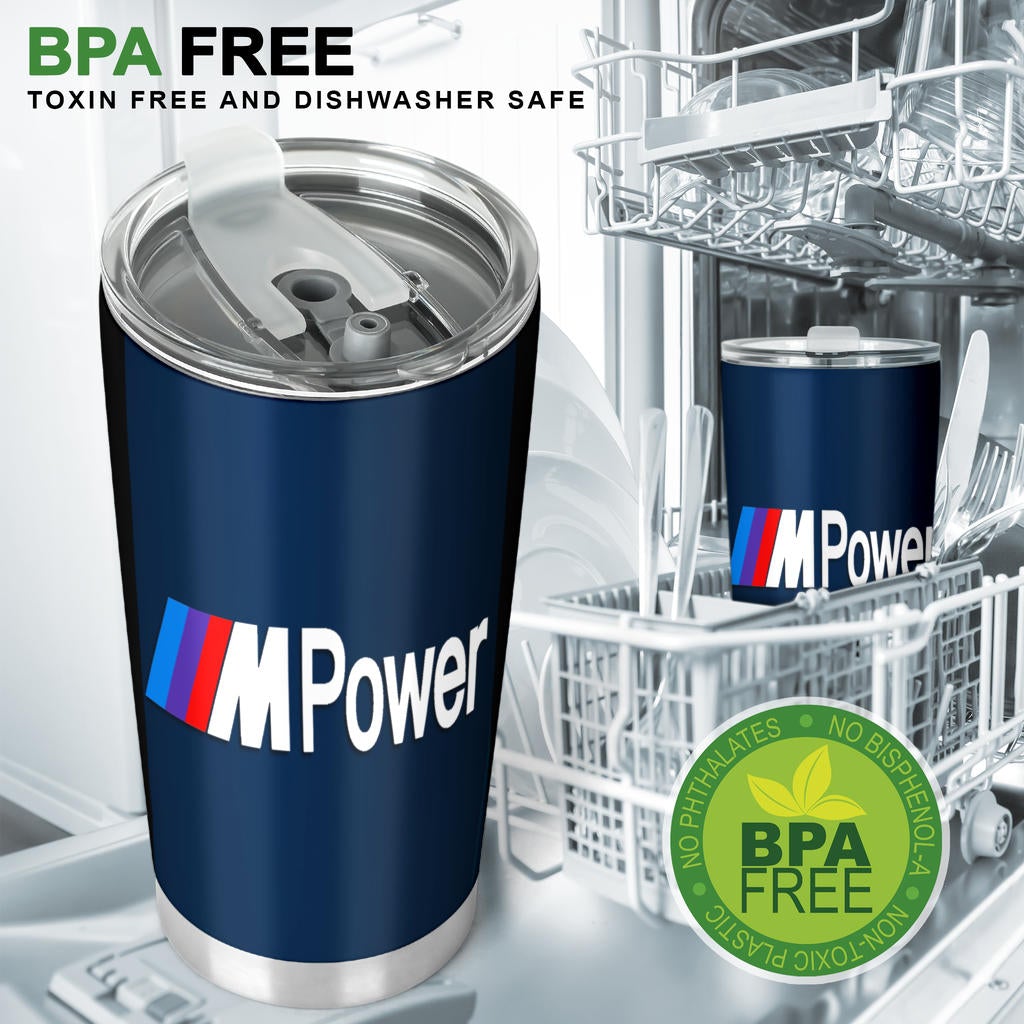 BMW M Power Tumbler Blue - Famjoys BMW M Power Tumbler Blue - Famjoys