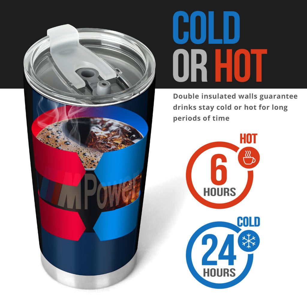 BMW M Power Tumbler Blue - Famjoys BMW M Power Tumbler Blue - Famjoys