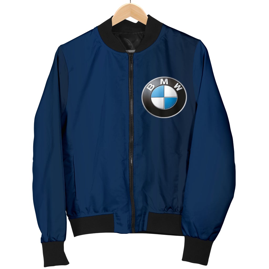 BMW Men's Bomber Jacket Blue - Famjoys BMW Men's Bomber Jacket Blue - Famjoys